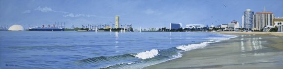 “Simply Long Beach”, 25.5”x 97.5”, $1700