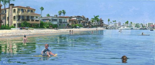 “Alamitos Bay”, 37.5”x73.5”, $2,000