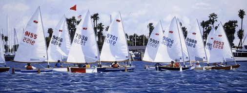 “Regatta De Blanc”, 29”x73.5”, $1700